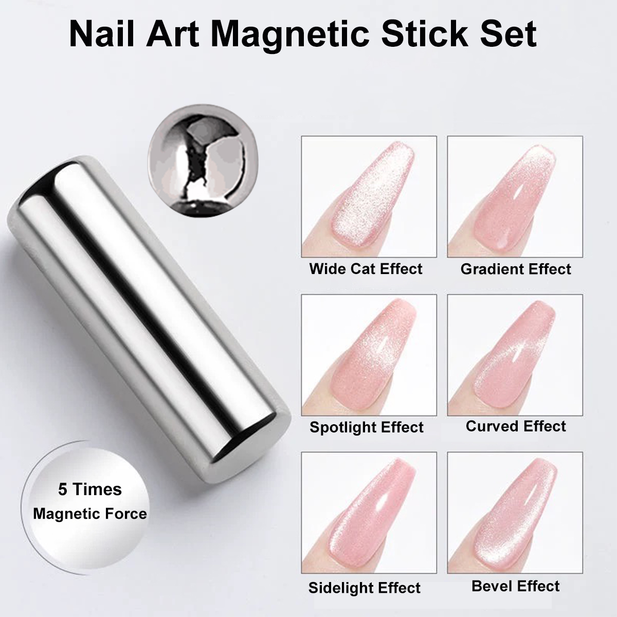 Contour Palette Stick - 2개입 자석 스틸 볼 네일아트 마그네틱