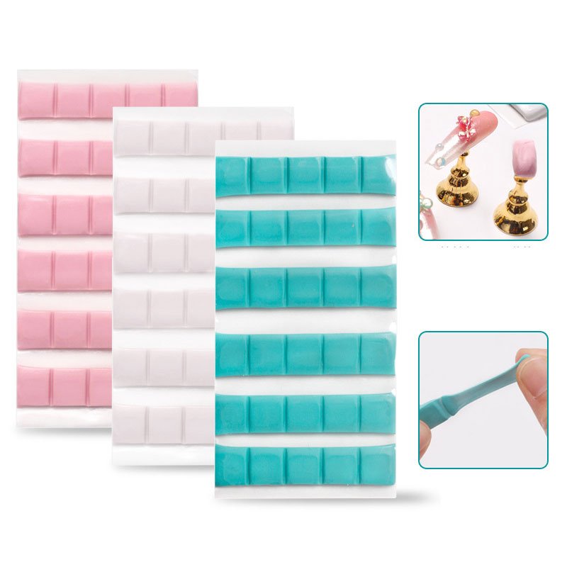 1 팩 네일 접착제 접착제 클레이 스틱 손톱 팁 홀더  - Contour Palette Stick 리뷰 및 가격