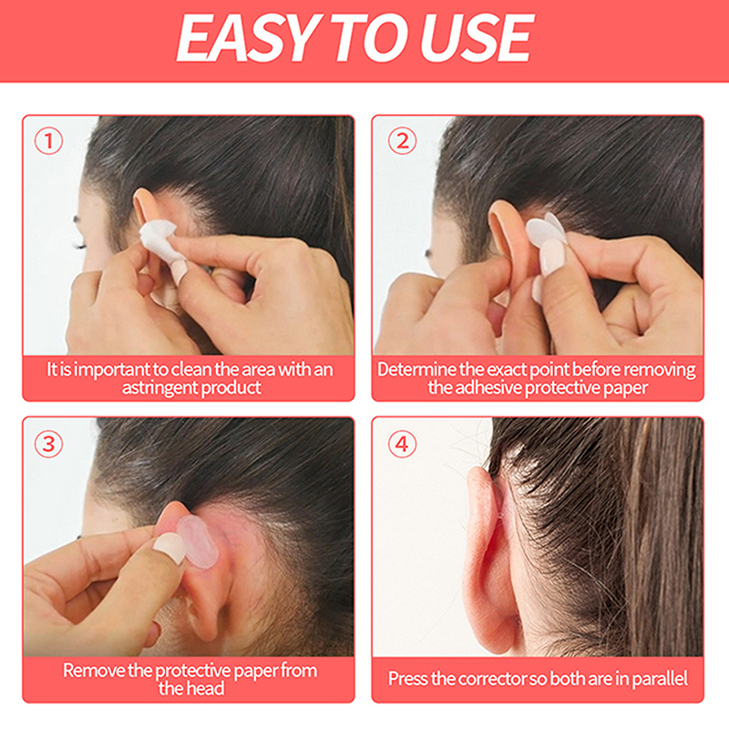 2/4/8Pcs 보이지 않는 돌출 귀 교정기 테이프 귀 - Beauty Without Makeup 리뷰 및 가격
