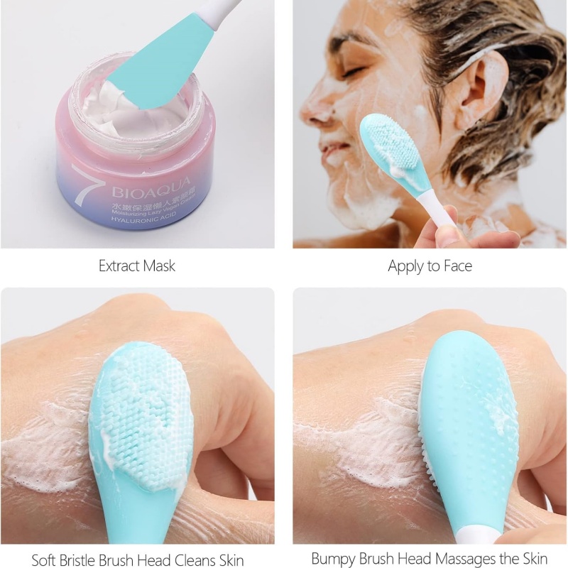 전문 실리콘 마스크 브러시 부드러운 어플리케이터 브러시 - Beauty Makeup Women 리뷰 및 가격
