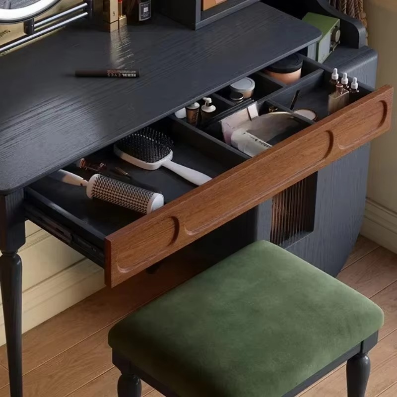 이탈리아 블랙 화장대 서랍 스툴 대형 뷰티 풀세트 메이 - Beauty Makeup Vanity Set 리뷰 및 가격